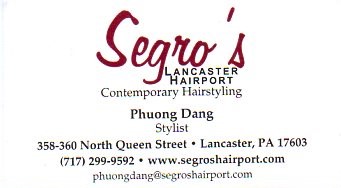 Phuong Dang business card
