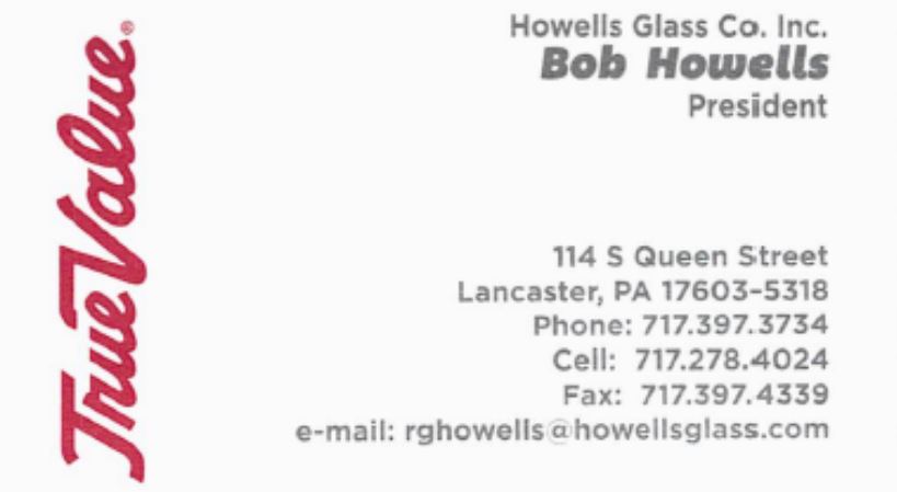 Howell business card