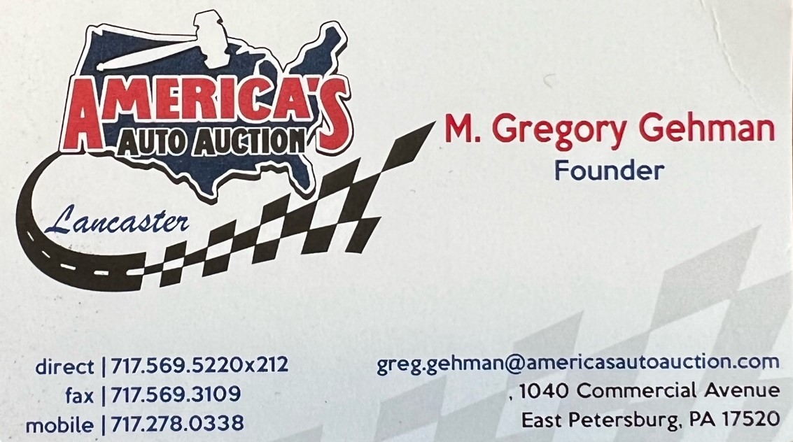M. Gregory Gehman biz card