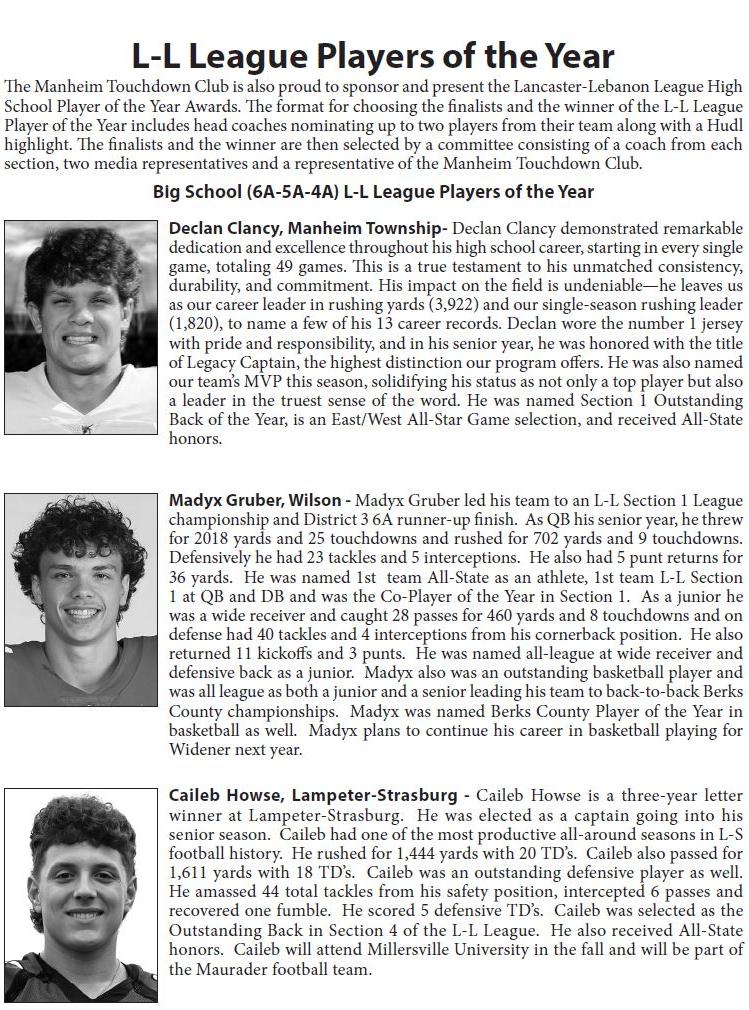 Big School Players of Year