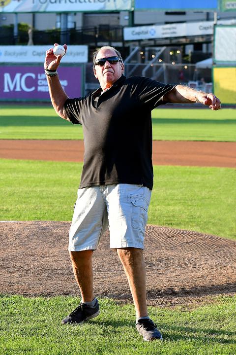 Jack Segro first pitch