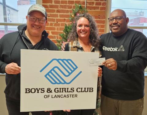 Boys and Girls Club donation