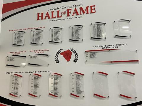 Hall of Fame display